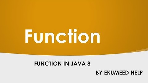 Java  8: Function - Identity static method