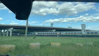 Via Rail Train passed by Bentley Ave in Ottawa on Tuesday, June 15, 2021.