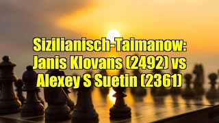 Sizilianisch-Taimanow: Janis Klovans (2492) vs Alexey S Suetin (2361)