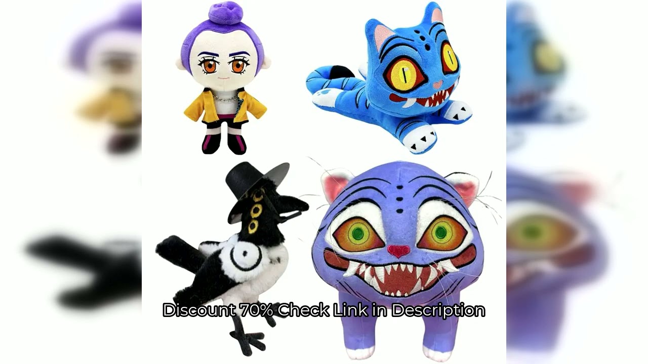 Movie Peluche Doll Tiger Crow Prop Collection Kpop Derpy Sussie Three Eyed Bird Kpop Demon Hunters T