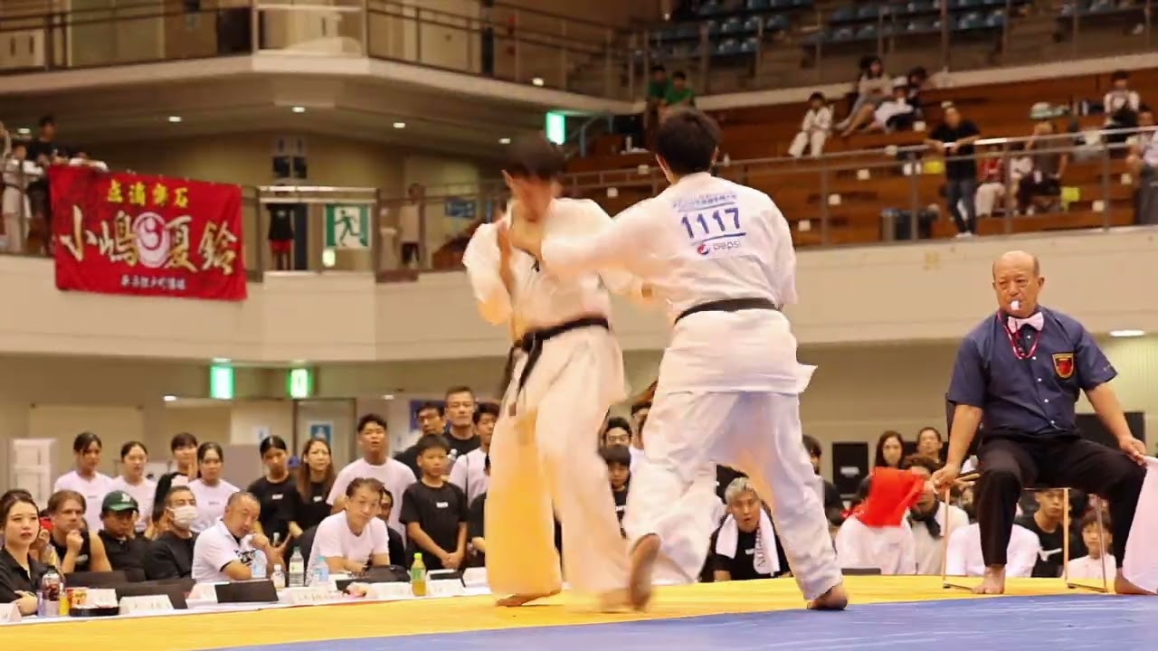 【新極真会】第37回全九州大会　男子重量級決勝戦　遠田竜司（新極真会　東京江戸川支部）vs 古本翔基（新極真会　広島支部）SHINKYOKUSHINKAI KARATE