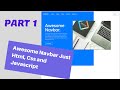 Create Navbar Just Html, Css and Javascript (Part 1)