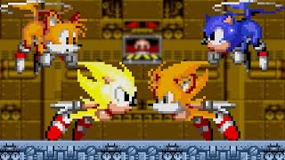 Sonic 2 Vs Sonic The Fox Tails The Hedgehog