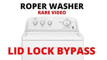 roper washing machine won