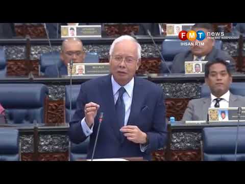 Najib digasak hari pertama berucap sebagai pembangkang