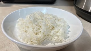 Como hago el arroz blanco (steamed rice) en la instant pot usando el botón ARROZ