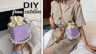 LOVELY DIY PURSE BAG TUTORIAL IN 20 MIN ~ Trendy Fantastic Chain Beads Bag