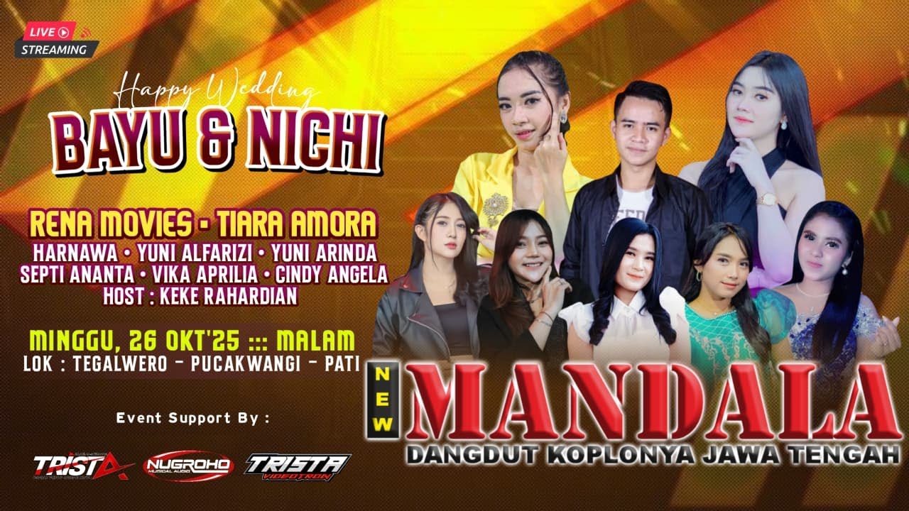 🔴STREAM NEW MANDALA / WEDDING 