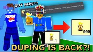 DUPING IS BACK! And What The Developers Are Trying To DO | Roblox Islands NEWS