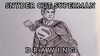 Superman (Snyder Cut) Drawing Timelapse