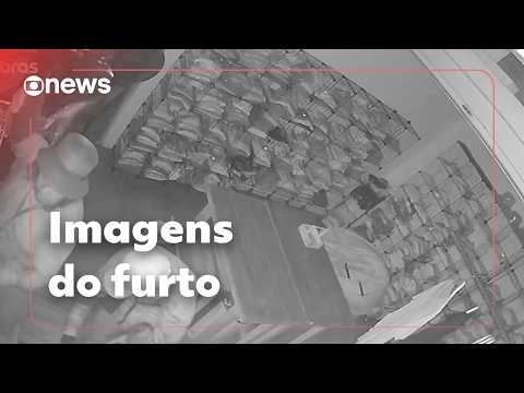 Novas imagens mostram o furto de joias em SP