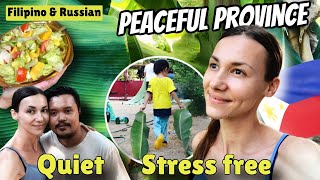 RUSSIAN WIFE LOVES OUR SIMPLE DREAM LIFE in the Philippines Province.