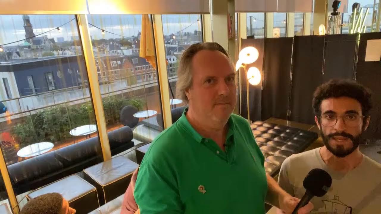 Amsterdam Dance Event 2021 pop-up stream, Beatport LINK label party at a rooftop