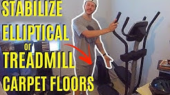 How To Stabilize Treadmill or Elliptical on Carpet -Jonny DIY 