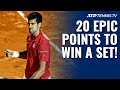 20 Times ATP Tennis Players Finished A Set IN STYLE!