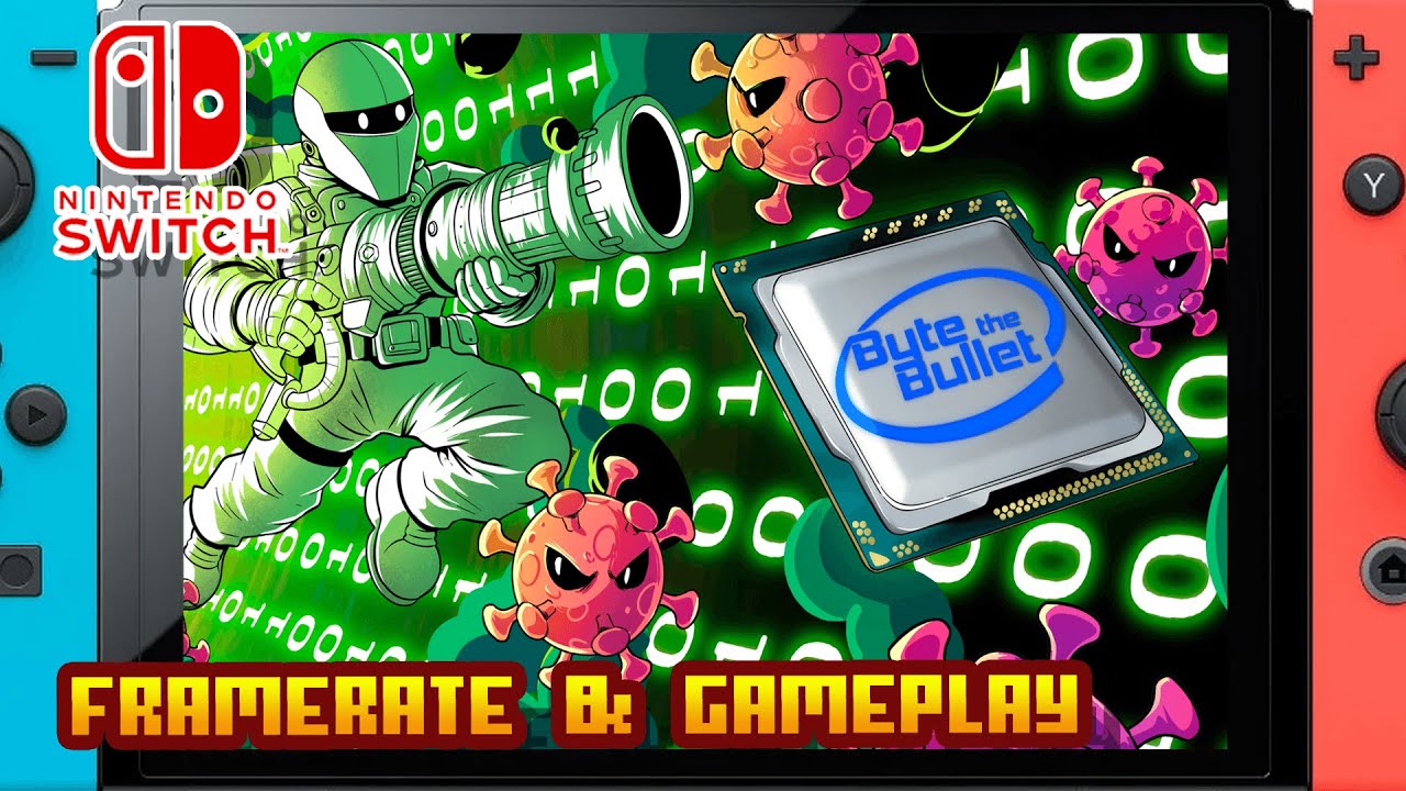 Byte The Bullet - (Nintendo Switch) - Framerate & Gameplay - YouTube