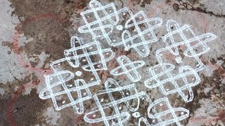 8*8 Dots Sikku Kolam