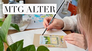 Painting a Border Extension - Magic the Gathering Alter Timelapse Painting a Border Extension - Magic the Gathering Alter Timelapse