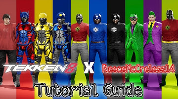 TEKKEN 8 x ReeceMcCreless14 Characters (Tutorial Guide) #tekken8 #tekken8customization 