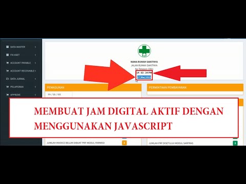 Membuat jam digital aktif dengan javascript | Free source code