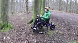 eTrike - new all terrain wheelchair, from the Mountain Trike Company