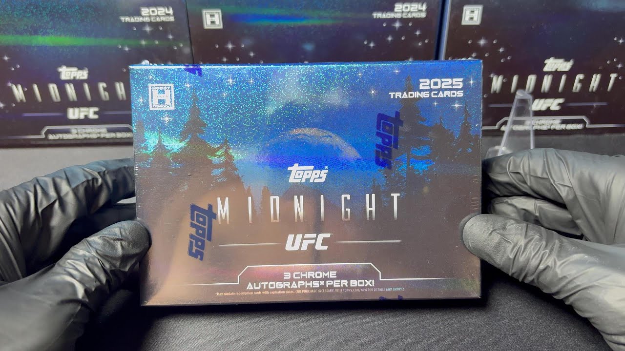 1/5 UFC RC RELIC and CASE HITS!😱👀 |  2025 Topps Midnight UFC Box #4