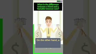 What is the difference between a Fixed and a Variable interest rate? #personalfinance #financialfree