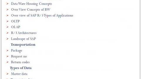SAP BI TRAINING ONLINE IN AUSTRALIA@www.magnifictraining.com