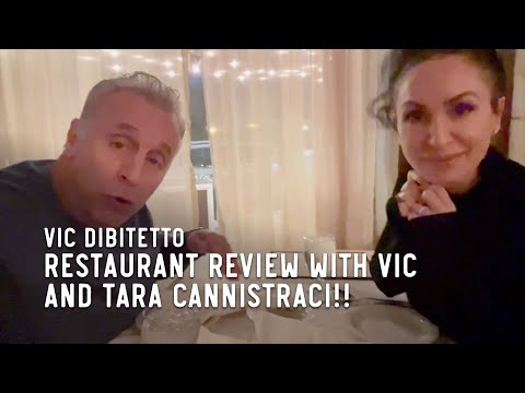 Restaurant review with Vic and Tara Cannistraci!!