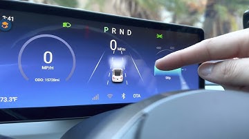Hansshow 10.25 Display for Tesla Model Y / 3 with FRONT Camera, GPS and 4G!