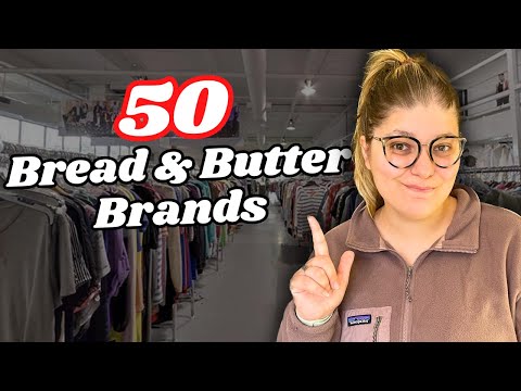 50 BEST BREAD BUTTER BRANDS TO THRIFT RESELL Online In 2025 Selling On EBay Poshmark