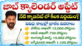Telangana Job Calendar 2026 Update | నేటి క్యాబినెట్ లో ఉద్యోగాల భర్తీపై కీలక నిర్ణయం?