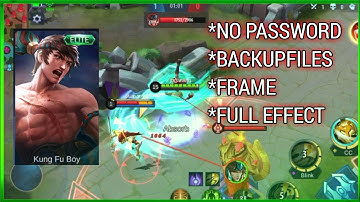 Chou King of Muay Thai Painted Skin Script With Logo+Frame+Lobby Animation | Mobile Legends