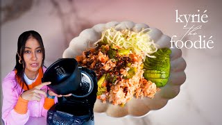 EASY RICE COOKER MEAL: Salmon Rice Bowl