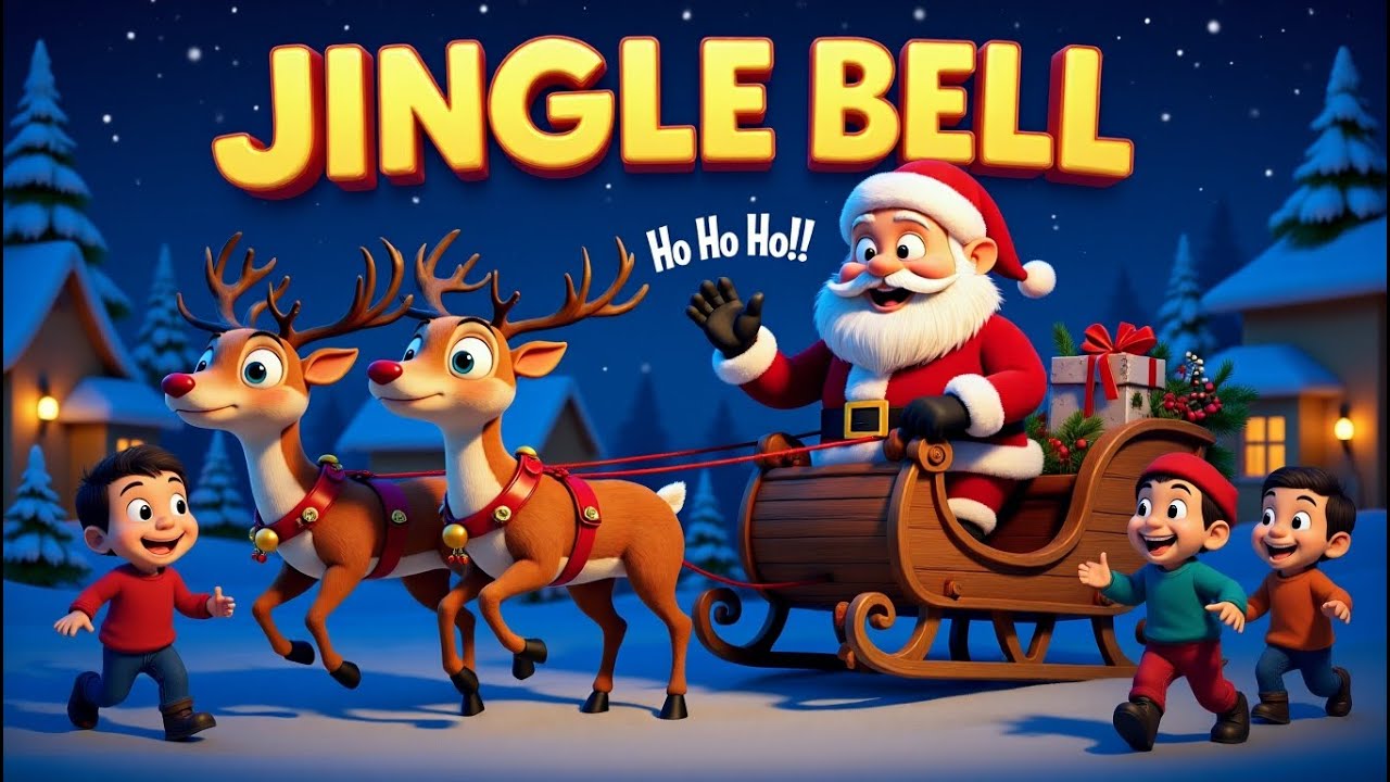 Jingle Bell | Jingle Bell Song | Christmas Song| Kids & Babies Hindi Rhymes