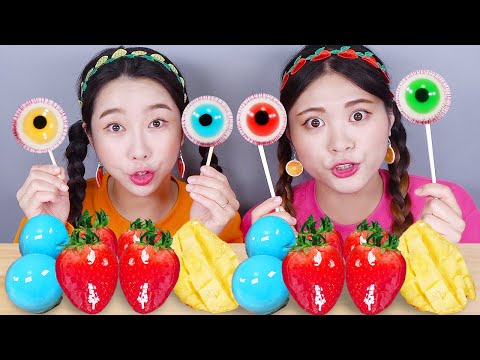 Клубничные цукаты Танхулу Мукбанг ДОНА DONA