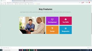Elementor Layout Design Tutorials | Key Features Section