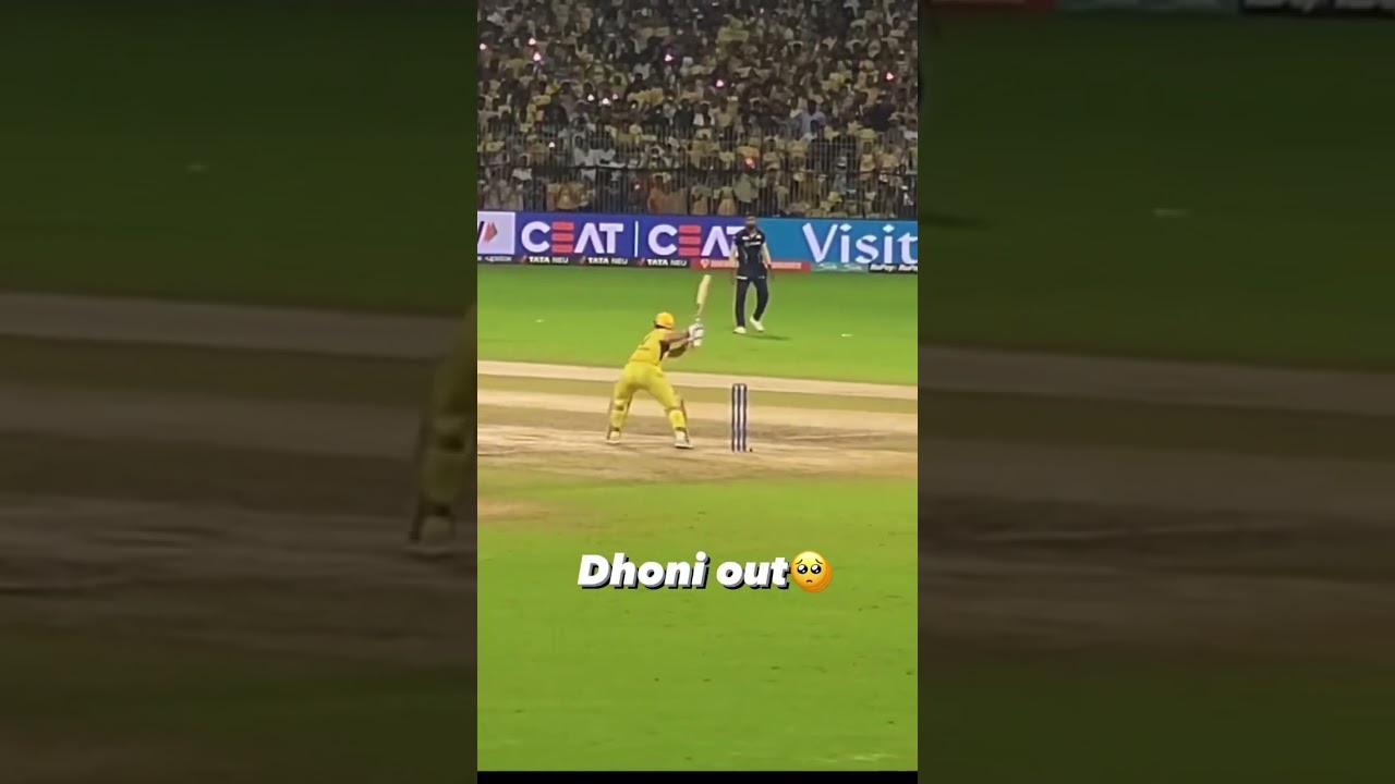 Dhoni catch out at 0 in ipl final 