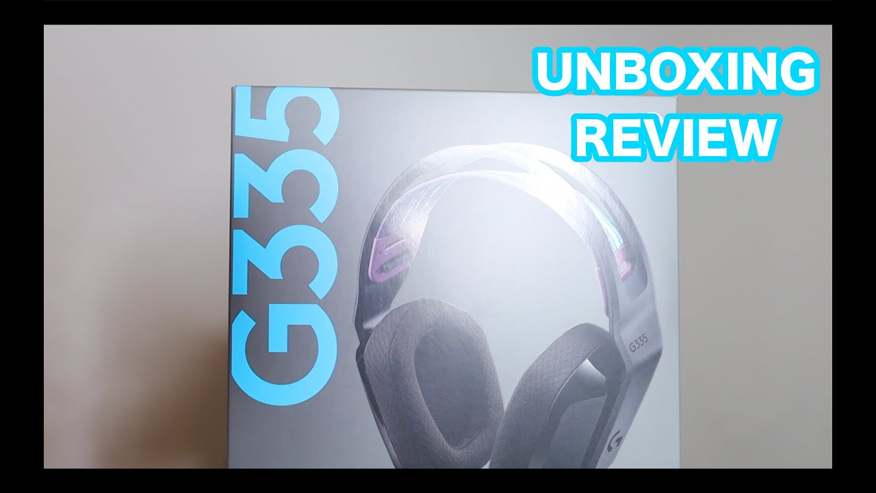LogiTech G335 Wired Gaming Headset Unboxing Review YouTube