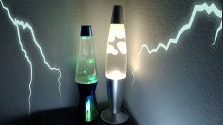 Relaxing Lava Lamp &amp; Jellyfish Stream | Soothing Piano &amp; Thunder Sounds for Sleep