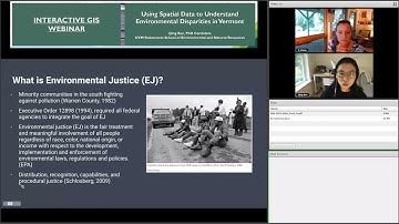 Using Spatial Data to Understand Environmental Disparities in Vermont Webinar