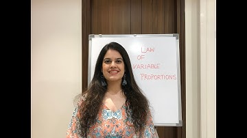 Law of Variable Proportions by Vidhi Kalra