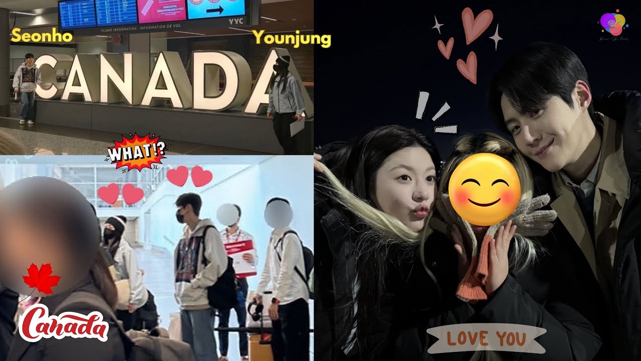 Тайный момент в канадском аэропорту: Сонхо и Юнджун прекраснее, чем в кино 😍