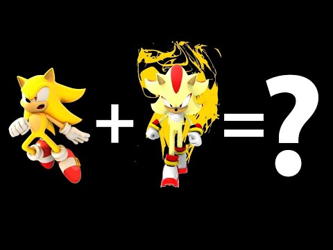 Super Sonic + Super Shadow = ? #Shorts