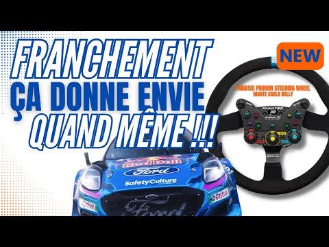 Fanatec Volant Podium Rallye Monte Carlo