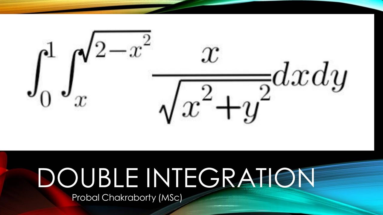 One Double Integration Problem - YouTube