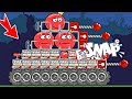 9999 КРАСНЫХ ШАРИКОВ в BAD PIGGIES - в игре Красный Шар и его Машинка Строим с Спуди - Red Ball 4