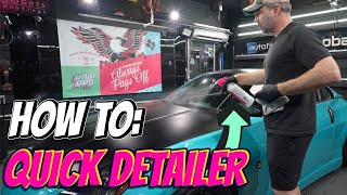 How to use quick detailer from Undrdog on your car!