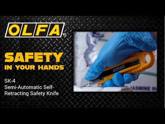 OLFA? Self-Retracting Safety Knife – Model: SK-4 – Tri-State Industrial  Supply