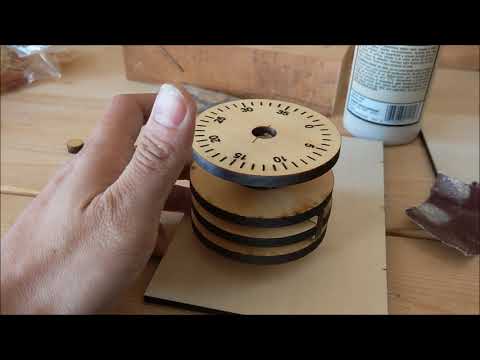 雷切版木作保險櫃鎖
